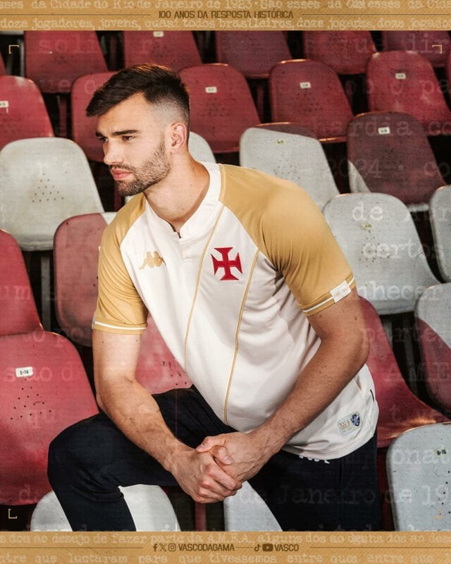 Camisa do Vasco 2024/25 Third - Lançamento + Chaveiro de Brinde
